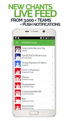 FanChants Colombia Fans Songs & Chants android App screenshot 3