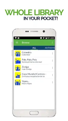 FanChants Colombia Fans Songs & Chants android App screenshot 6